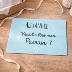 Puzzle Veux tu être mon parrain