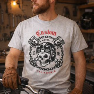 T shirt motard homme