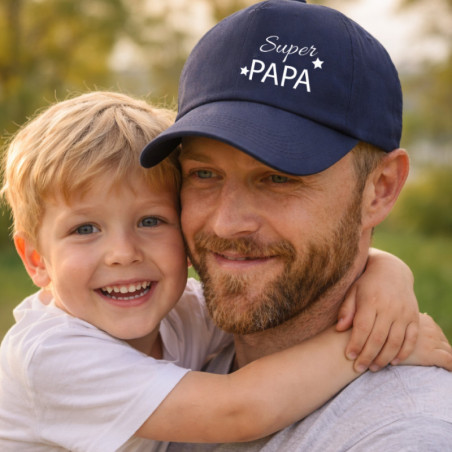       Casquette Super Papa en coton
    