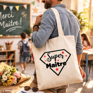 Tote bag original maitre d'école
