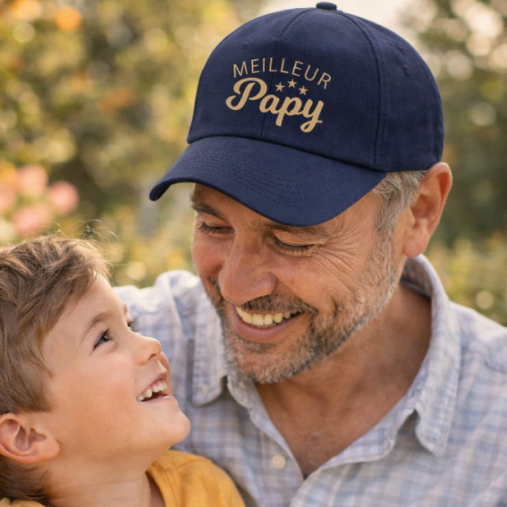 Casquette pour papy - Idée cadeau personnalisé