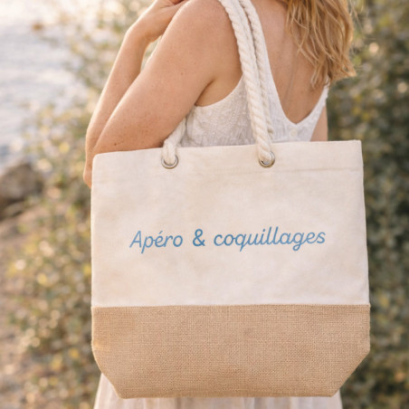       Sac de plage "Apéro & coquillages"
    