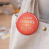 Badge chouette Atsem - Cadeau fin d'année scolaire - Badges à épingle