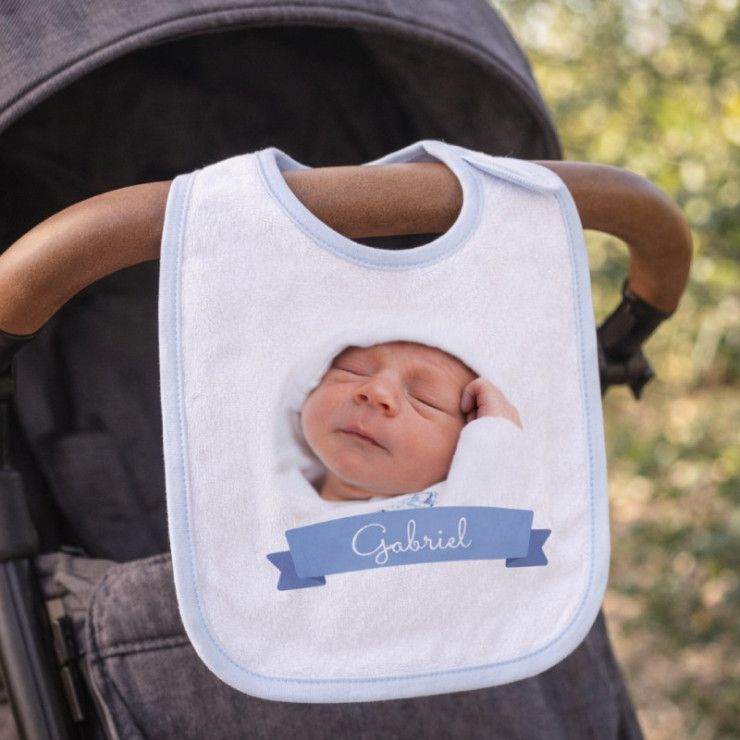       Bavoir personnalisable - Bleu
    
