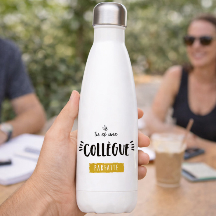Bouteille isotherme pour Collègue - Idée cadeau pratique