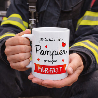 Boutique mug pompier adulte