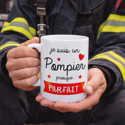 Boutique mug pompier adulte