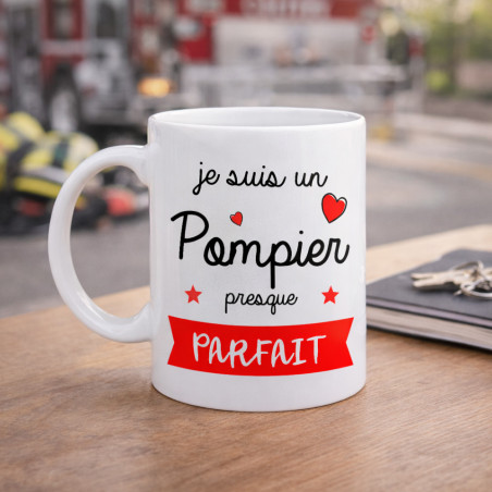       Mug Pompier - cadeau original anniversaire pompier
    