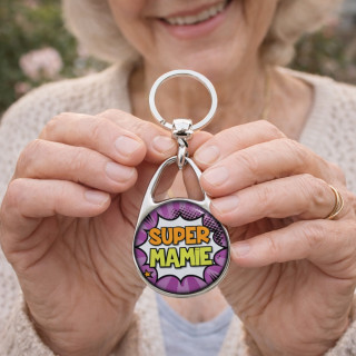 Boutique porte-clés mamie pour super-héroïnes