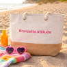 Sac de plage femme tendance Bronzette attitude - Sac XL