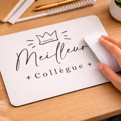 Achat tapis de souris collègue cadeau départ