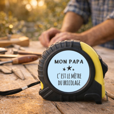 Mètre ruban personnalisé pour Papa - Cadeau pratique