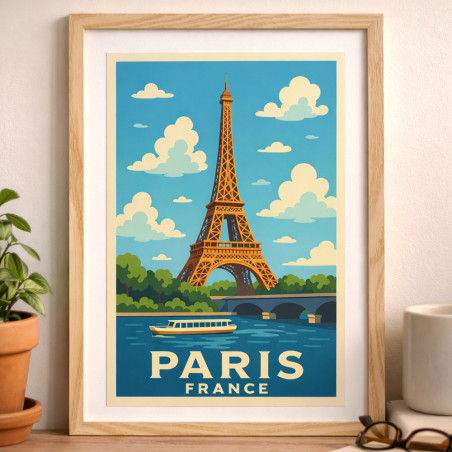      Affiche Paris vintage
    