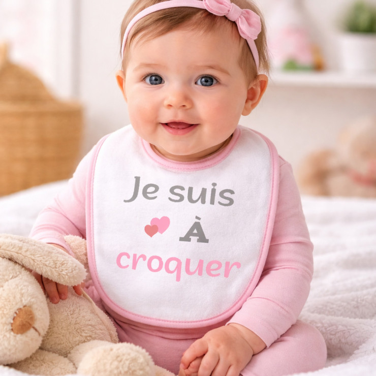 Bavoir enfant - Je suis à croquer
