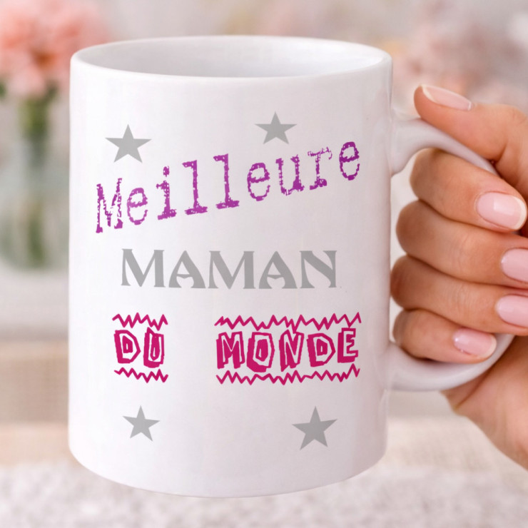 Mug meilleure maman - Cadeau anniversaire