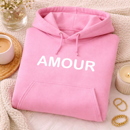       Sweat capuche AMOUR - Idées cadeau fête des mères
    