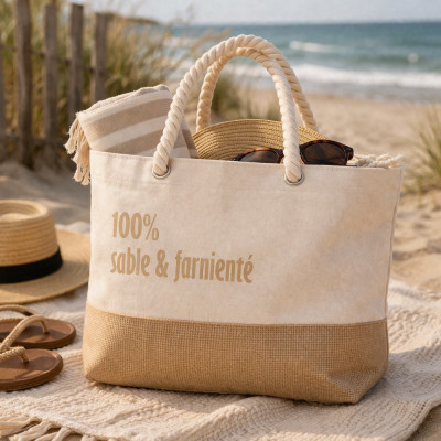 Sac de plage original - cadeau humour pour les vacances