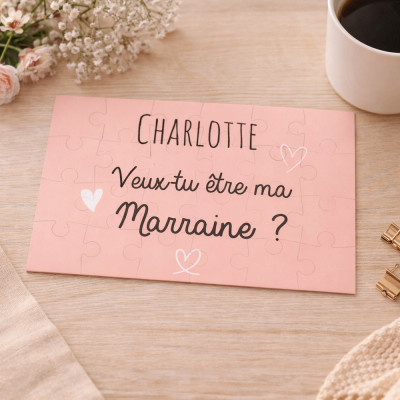 Puzzle Marraine - Idées cadeau demande