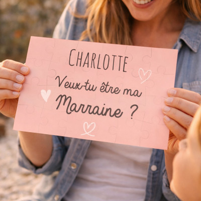 Achat puzzle Marraine - Idées cadeau demande