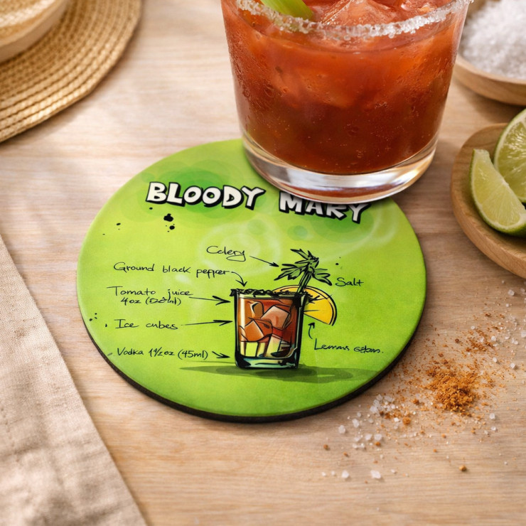       2 Sous Verres "cocktail" Bloody Mary
    