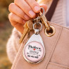 Porte clés avec jeton pour Maman - Cadeau personnalisé - Porte-clés Femme