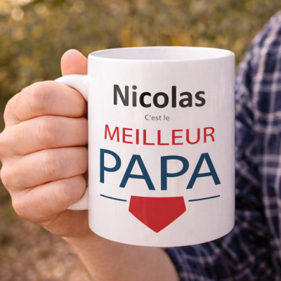Achat mug personnalisé papa - Idée cadeau fête des Pères