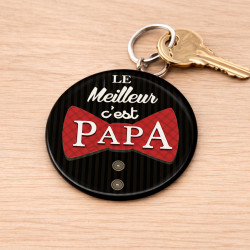 Décapsuleur de poche "Le meilleur papa" noir