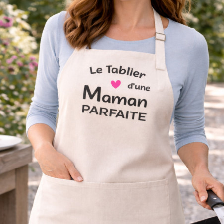       Le tablier d'une maman parfaite - Cadeau anniversaire fête
    