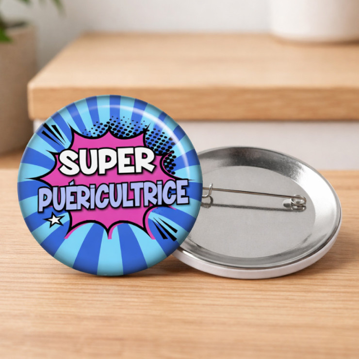 Badge puéricultrice - Cadeau de remerciement