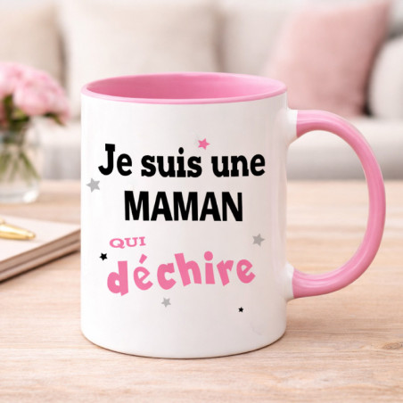       Mug Maman qui déchire - Cadeau humour fête des mères
    