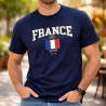 T-shirt France - T-shirt casual aux couleurs de la France - T-shirt Homme