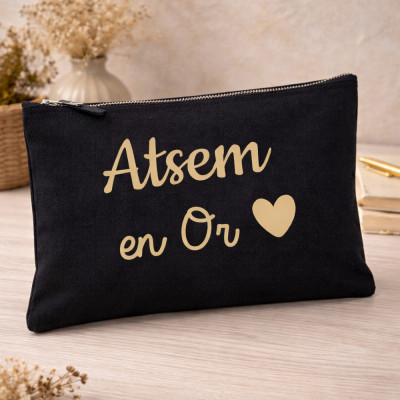 Pochette Atsem en Or - Cadeau pratique et fonctionnelle pour Atsem