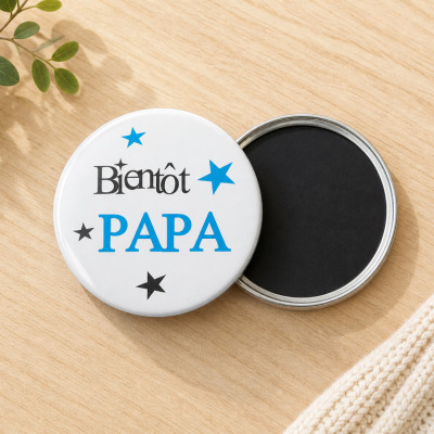 Magnet bientôt papa - Annonce grossesse