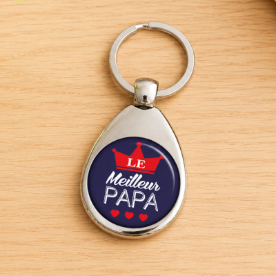 Boutique porte clés jeton de caddie Papa - Cadeau anniversaire - Angora