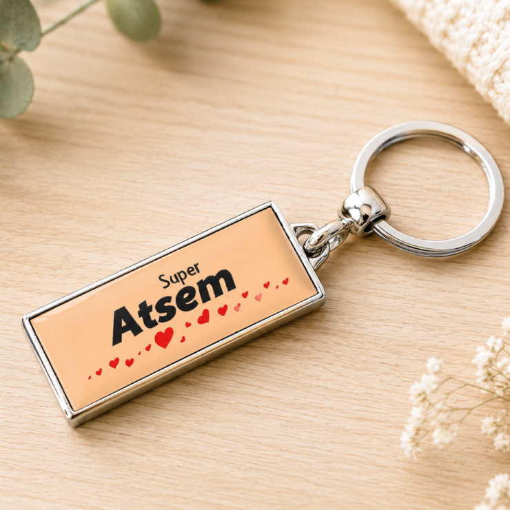 Porte-clés Atsem - Rectangle