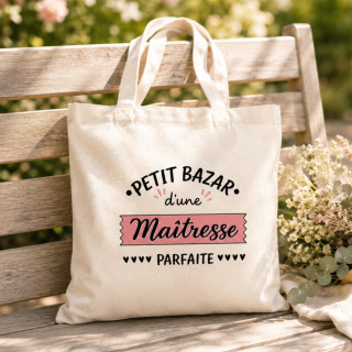 Tote bag personnalisé Maîtresse