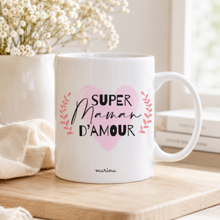       Mug Maman d'amour - Cadeau tendre fête des mères
    