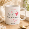 Mug Je t'aime Maman - Cadeau émouvant anniversaire - Mug Femme