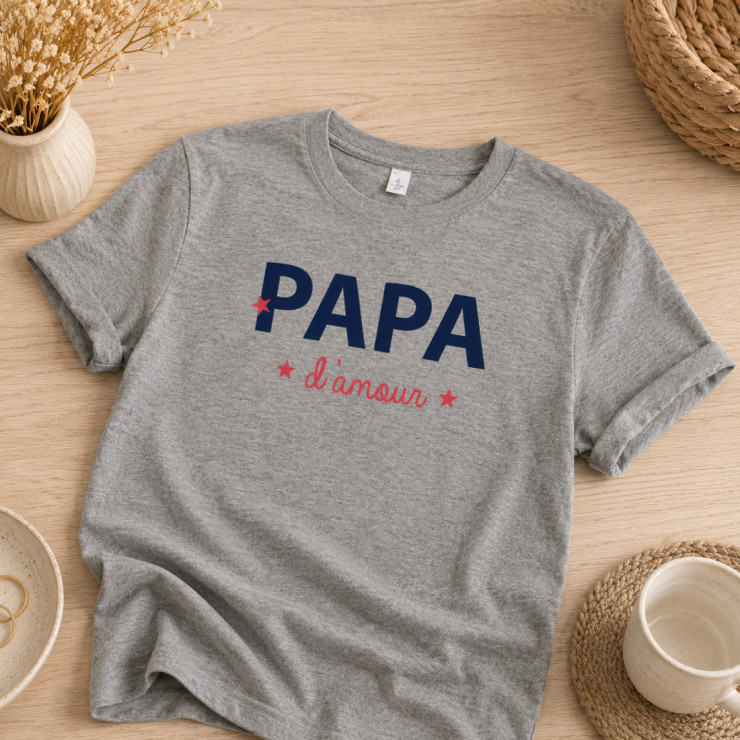       T-shirt Papa d'amour
    