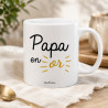 Mug Papa en Or - cadeau fête des pères tendre - Mug Homme
