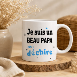 Mug Beau-Papa qui déchire - cadeau anniversaire beau-papa
