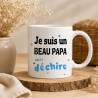 Mug Beau-Papa qui déchire - cadeau anniversaire beau-papa - Mug Homme