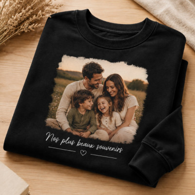 Sweat-shirt personnalisé - Noir