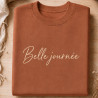 Sweat-shirt personnalisé - Couleur : Mokka