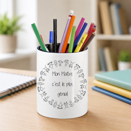       Pot à crayons maître d'école
    