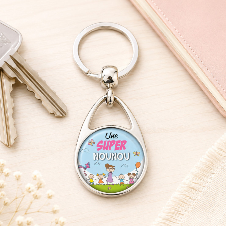       Porte clés pour super nounou
    
