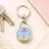 Porte clés pour super nounou - Confectionné en France - Porte-clés Femme