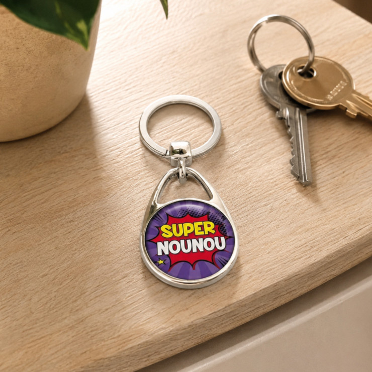       Porte clés Super nounou
    