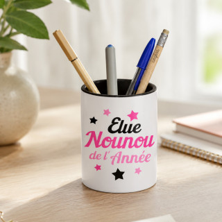 Pot à crayons nounou