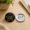 Badge Atsem en or - Idées cadeaux - Angora - Badges à épingle